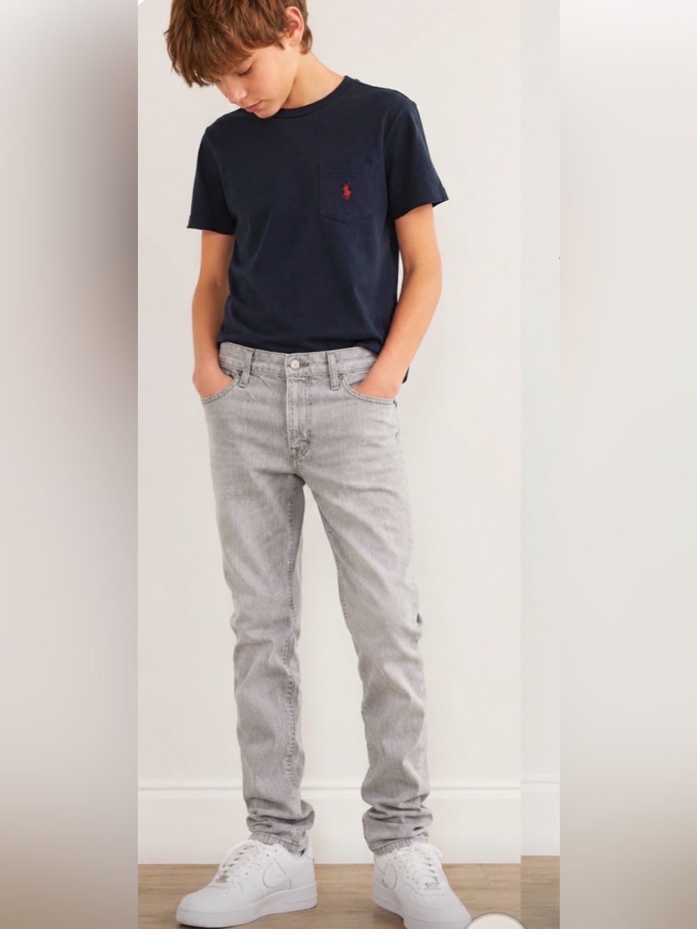 Polo Ralph Lauren Authentic Dungarees Denim Gray